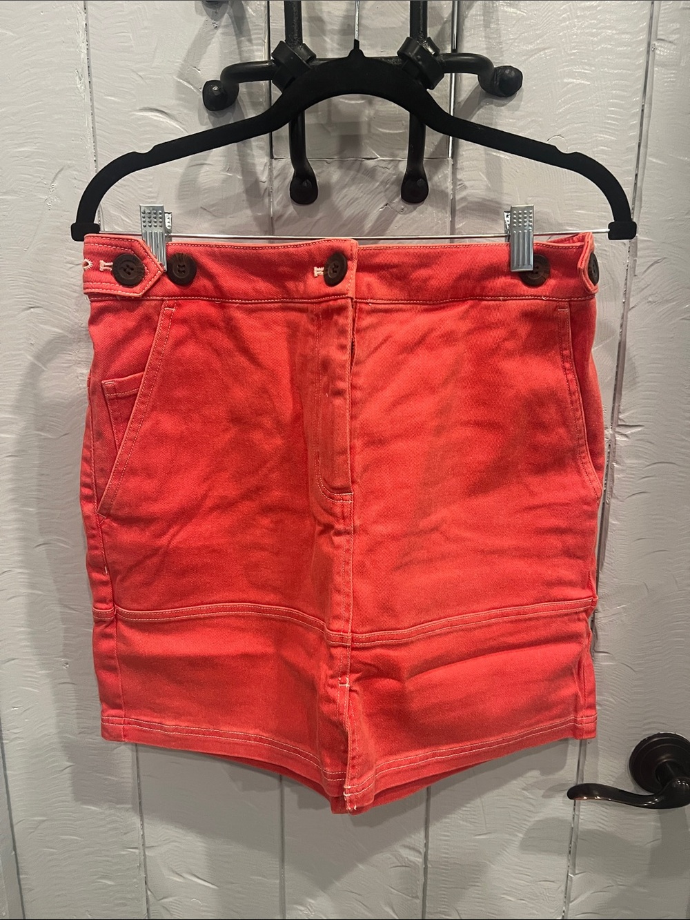 Wildfang The Essential Denim Work Skirt Med NWT